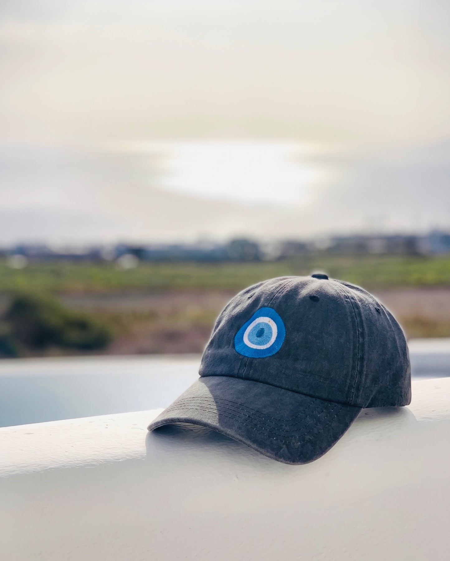 Evil Eye Washed Cap