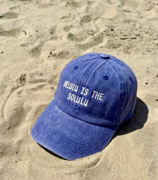 Delulu Washed Cap