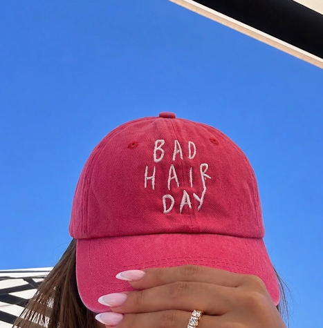 Bad Hair Day Washed Cap