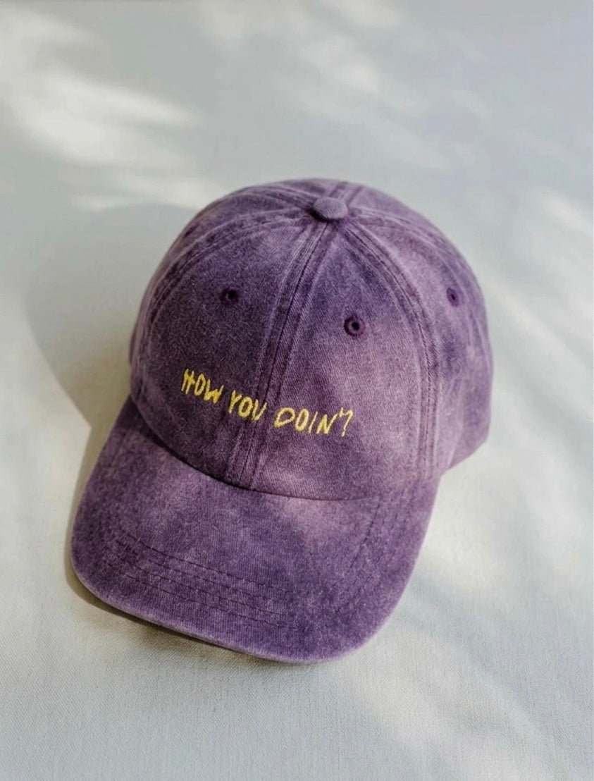 How you doin Washed Cap