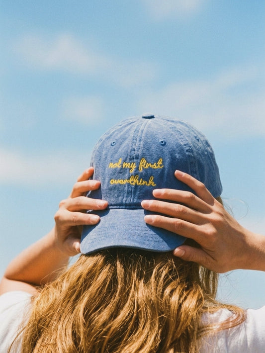 Not my first overthink Washed Cap
