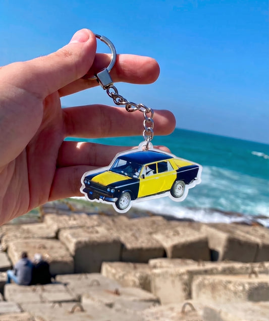 Alexandria Taxi Keychain