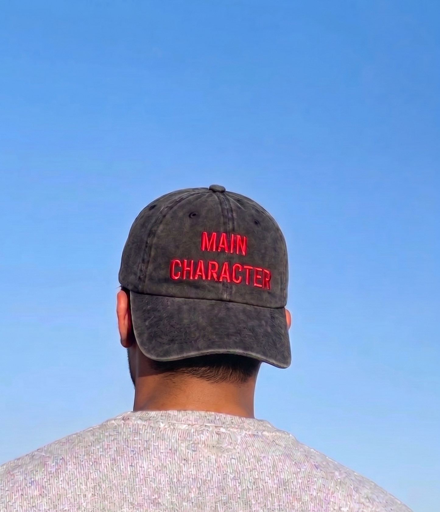 Main Character Washed Cap