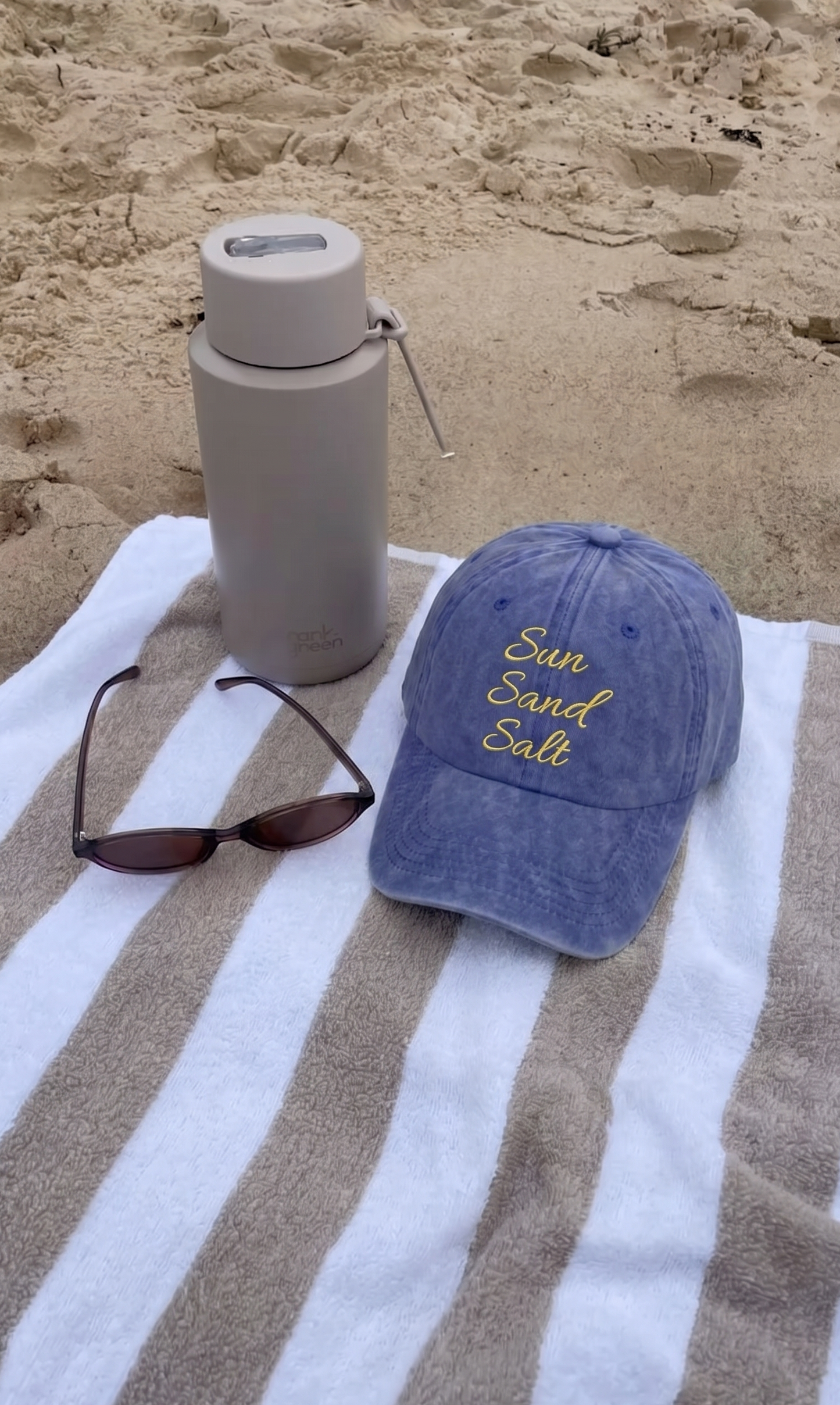 Sun Sand Salt Washed Cap