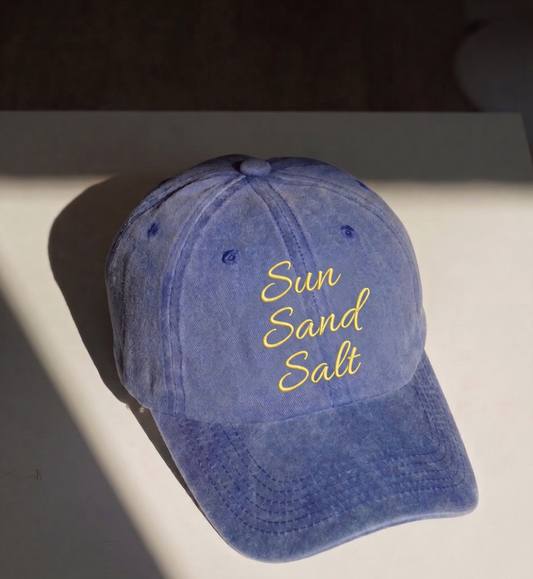 Sun Sand Salt Washed Cap